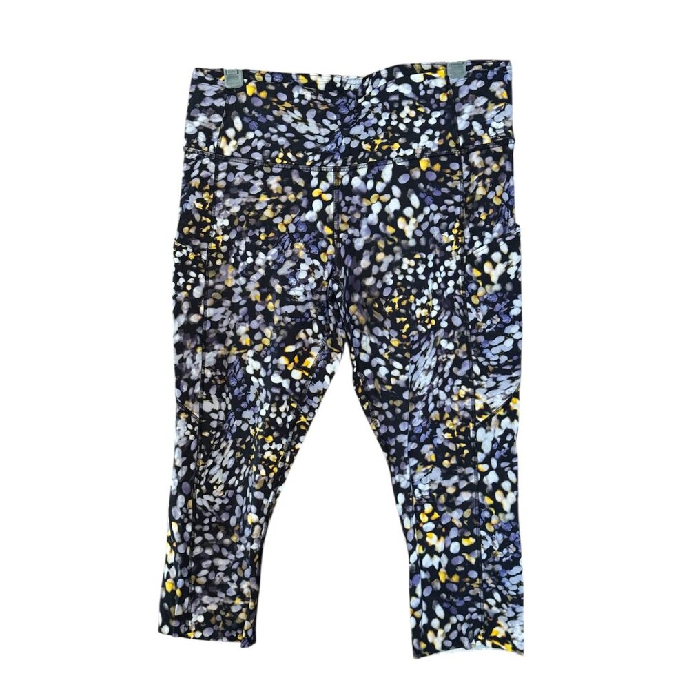 Lululemon Fast and Free High-Rise Tight – Metropolis Glow Multi – Size 12